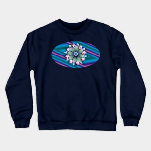 Fractal Flower Crewneck Sweatshirt